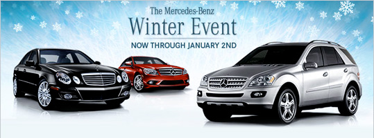 Mercedes-Benz Winter Event | Now through Janaury 2nd